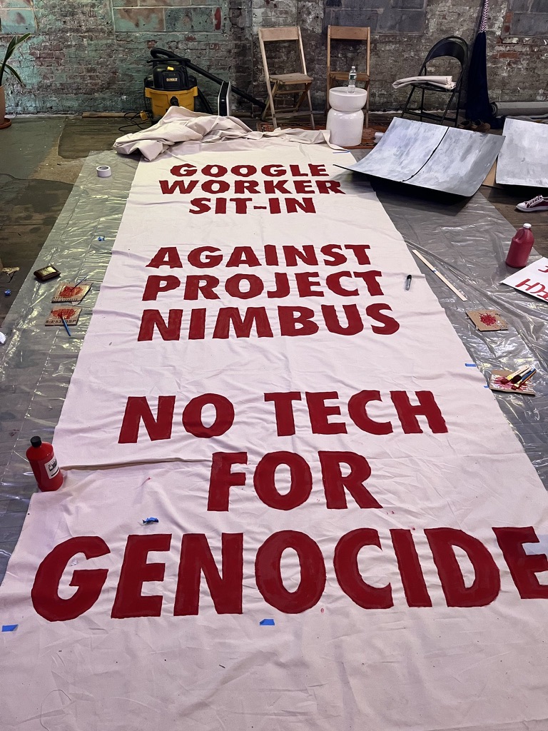 NOTA Sit-in Banner