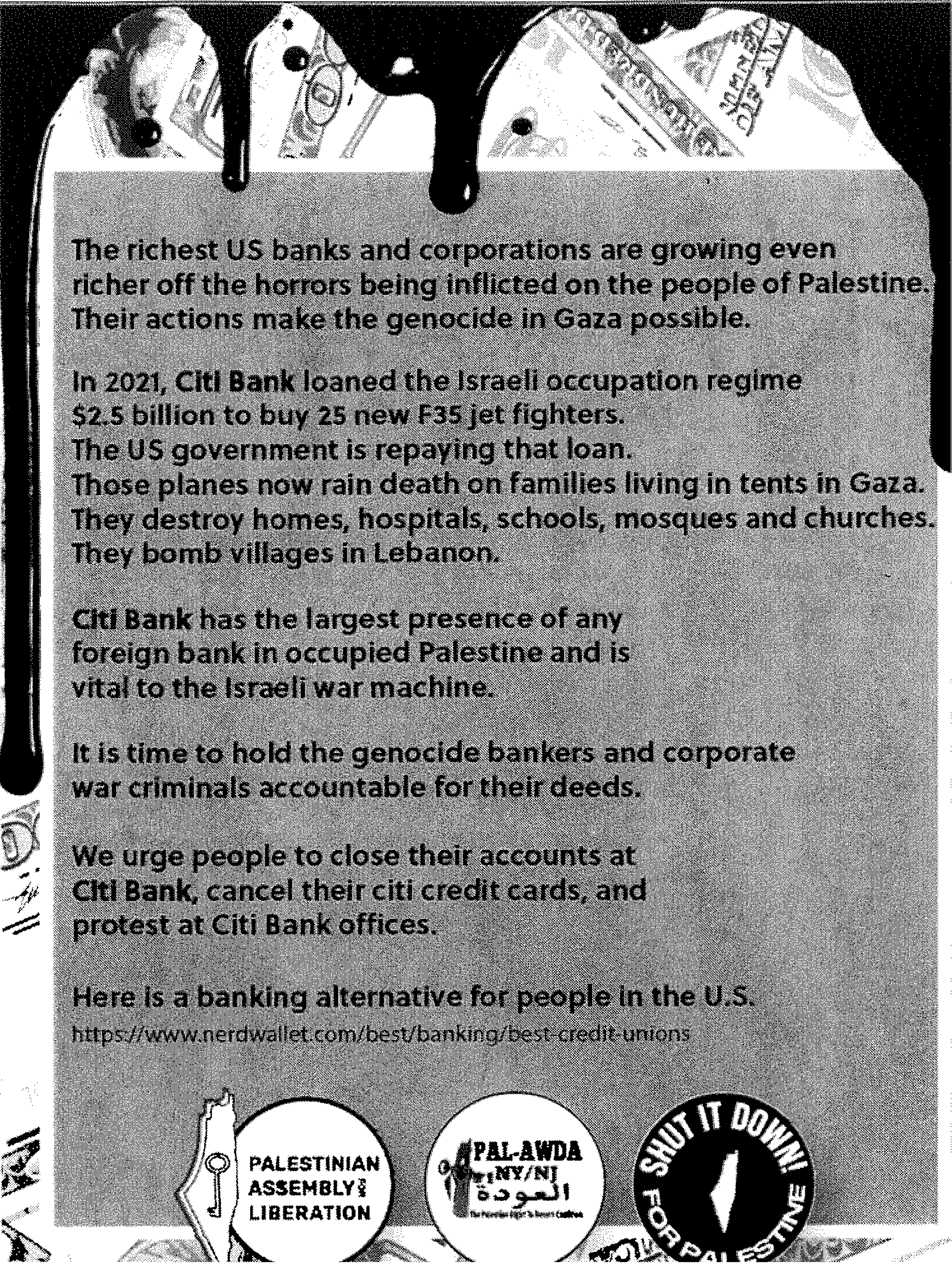 Citi profits from genocide